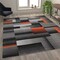 Flash Furniture Orange 8' x 10' Modern Color Blocked Area Rug ACD-RGTRZ861-810-OR-GG - alternate 3
